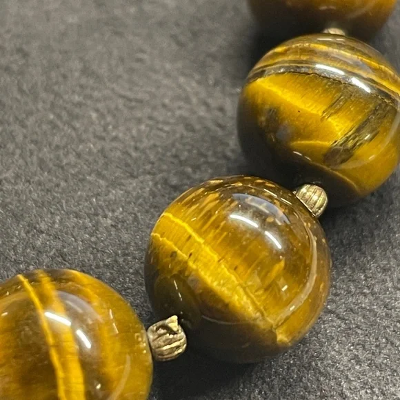 Tiger Eye Beaded 30" Necklace - Picture 7 of 9